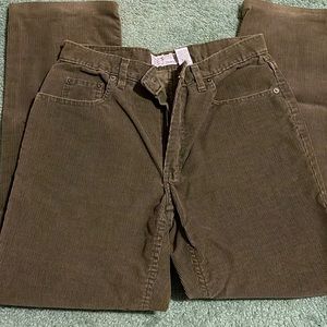 Vintage army green mom Jean corduroy pants